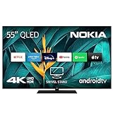 Nokia 55 Zoll (139 cm) QLED 4K UHD TV Smart Android TV - QN55GV315ISW - 2023
