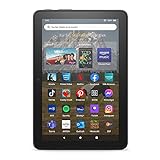 Zertifiziert und generalüberholt Fire HD 8-Tablet, 8-Zoll-HD-Display, 32 GB, 30% schnellerer Prozessor, für Unterhaltung unterwegs (2022), schwarz, mit Werbung