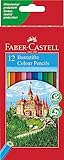 Faber Castell 120112 - Buntstifte CASTLE Hexagonal, 12er Kartonetui, mehrfarbig