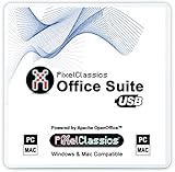 Office Suite 2024 Kompatibel mit Microsoft Office 2021 2019 365 2023 2016 2013 Angetrieben von Apache OpenOffice auf USB mit lebenslanger Lizenz für Windows 11 10 8 7 Vista XP 32 64-Bit PC und Mac OS