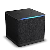 Amazon Fire TV Cube, Real-Time Media Player with Alexa App, Wi-Fi 6E, 4K Ultra HD