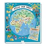 Trötsch Kinderatlas Das große Entdeckerbuch Atlas der Welt: Beschäftigungsbuch Entdeckerbuch Vorlesebuch Lernbuch