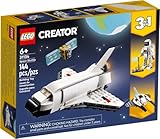 LEGO Creator 3in1 Spaceshuttle Spielzeug zum Astronauten zum Raumschiff, Konstruktionsspielzeug für Kinder, Jungen, Mädchen ab 6 Jahren, kreative Geschenkidee 31134