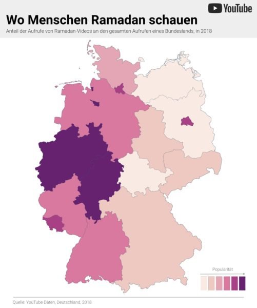 Ramadan in Deutschland YouTube zeigt Statistiken & populäre Videos