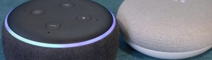 amazon echo dot google home mini