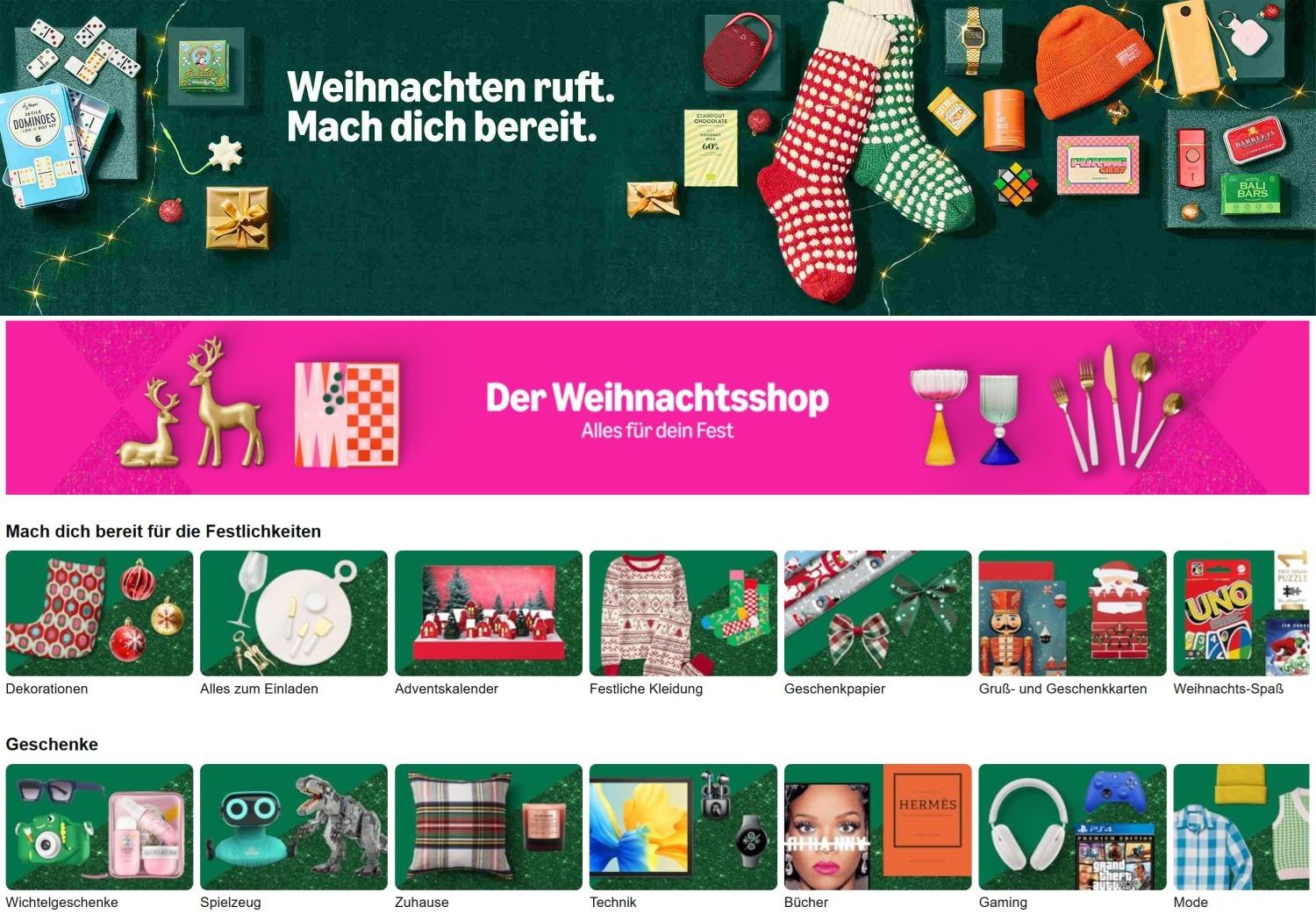 amazon weihnachtsshop logo