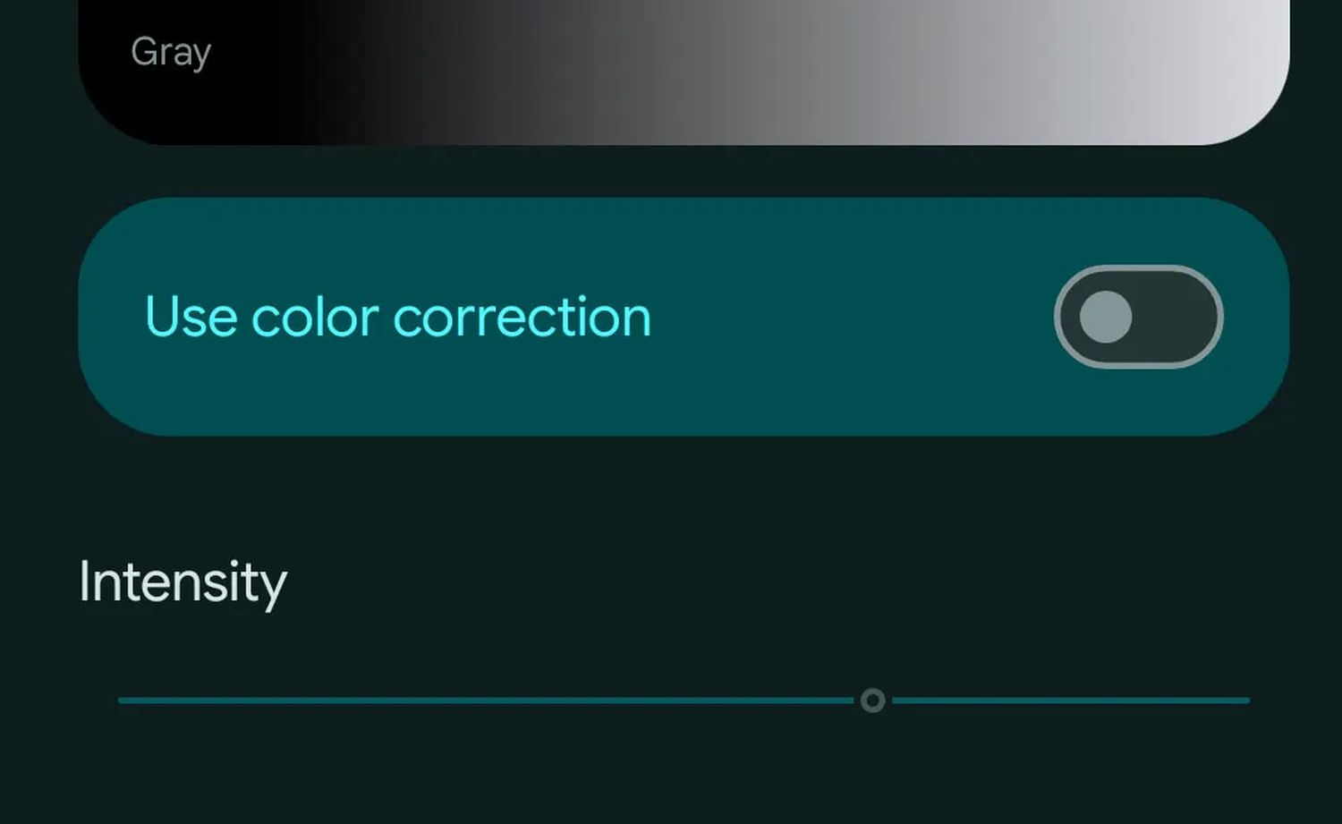 Android 15 color correction