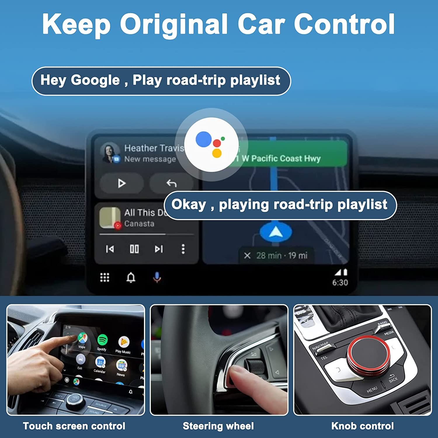 Android Auto: Googles Infotainment-Plattform kabellos nutzen - mit
