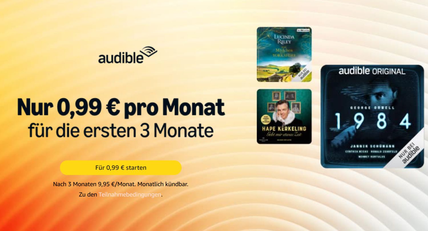 audible drei monate januar 2025