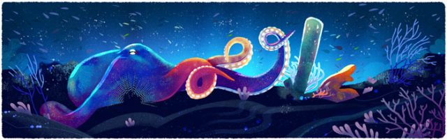 Google-Doodles: Tag der Erde / Earth Day 2016 - GWB