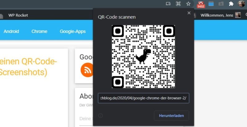 Google Chrome: Der Browser bietet nun einen QR-Code-Generator – so