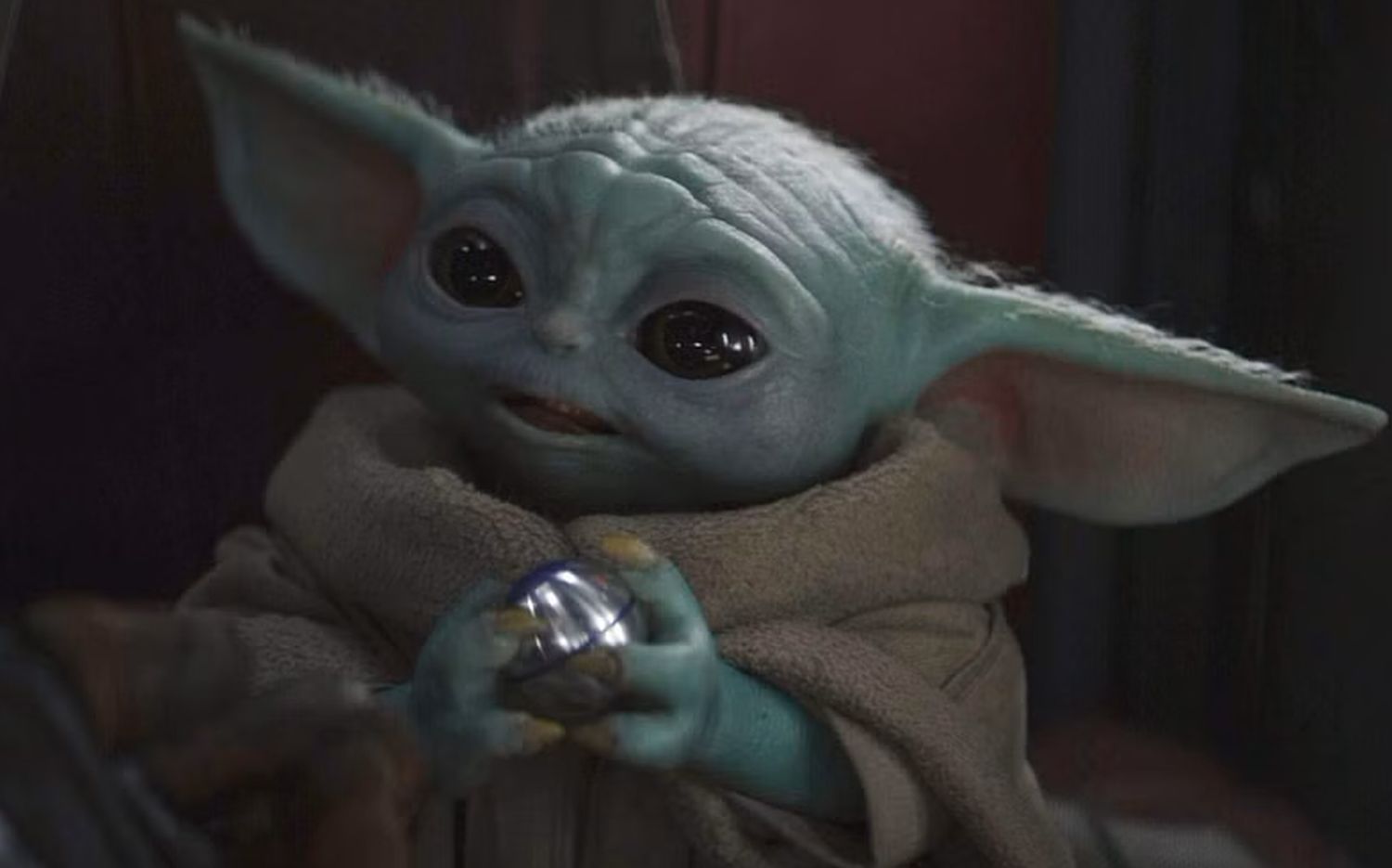 Star Wars Grogu Baby Yoda Plüschspielzeug, 11-in Das Kind aus The